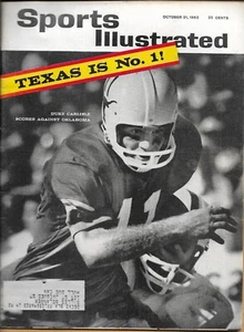 SPORTS ILLUSTRATED 1963 TEXAS LONGHORNS DUKE CARLISLE BEATS OKLAHOMA - Bild 1 von 1