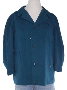 Martin Guy Guido Pellegrini Cappotto Da Uomo Giacca Blu Visone Lana Taglia Xl - Foto 1 di 13