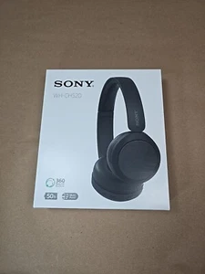 Sony WHCH520 Compact Easy Carrying Wireless Bluetooth On Ear Headphones Black - Picture 1 of 4