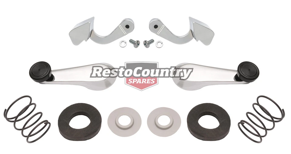 Holden Inner Door +Window Winder Handles HQ HJ HX HZ WB Suit Arm Rest Front Rear - Image 1 of 1
