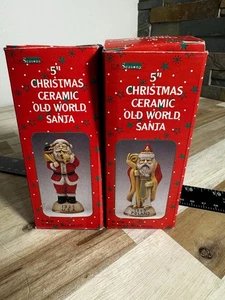 Navidad Cerámica Viejo Mundo Papá Noel en EE. UU. 1925, Usado - Imagen 1 de 2