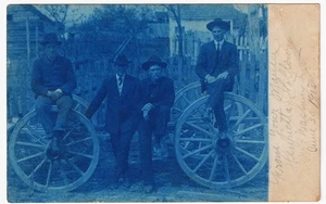 KENTUCKY MT WASHINGTON(?) REAL PHOTO CYANOTYPE FROM HENRIETTA HOLLOWAY JUNE 1908 - Picture 1 of 3