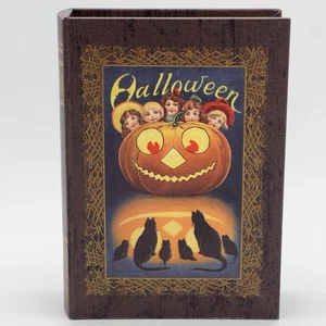 Halloween Hollow Faux Storage Hide Book Secret Storage Box 10"x7" - Picture 1 of 13