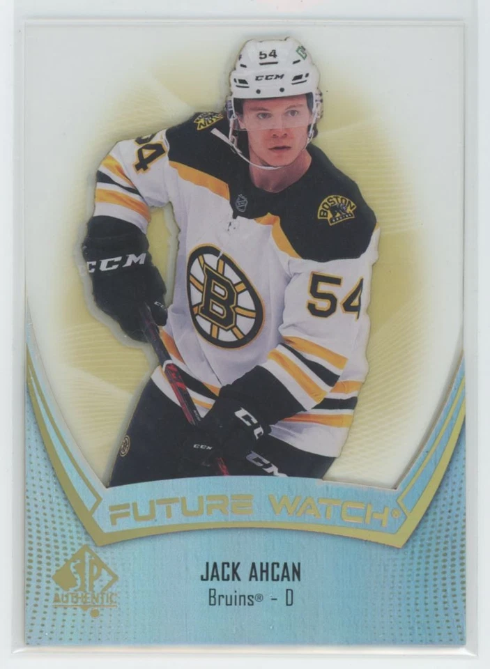 2021-22 SP Authentic Future Watch Acetate Jack Ahcan Boston Bruins #107 - Image 1 of 2