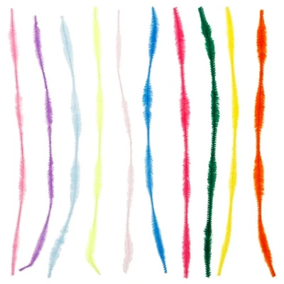  100 Pcs Pipecleaners Fuzzy Sticks Chenille Stems for Crafts Thick Supplies - Image 1 of 4
