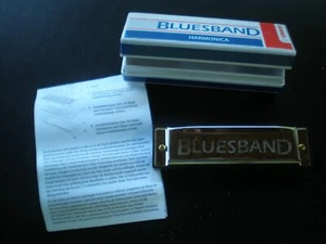 Harmonica BLUESBAND HOHNER INTERNATIONAL Original Box and Instructions - Picture 1 of 8