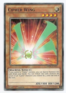 Cipher Wing DPDG-EN035 Common Yu-Gi-Oh Card Single/Playset 1st Edition New - Picture 1 of 3