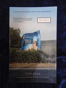 THE BOYS by TONI SALA - TWO LINES PRESS 2015  - P/B *PROOF* - Picture 1 of 1