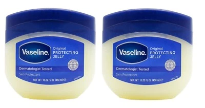 2 x VASELINE 450ml ORIGINAL PROTECTING JELLY 100% Brand New - image 1 of 4