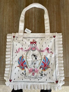 **NWT Cath Kidston London Queen Elizabeth II Platinum Jubilee Tote Bag ** - Picture 1 of 4