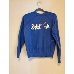 Vintage Sweatshirt Bears on a Picnic Kite - Picture 1 of 7