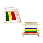  2 Sets Weaving Loom Kids DIY Toy Children's Wooden Playset Sewing Machine