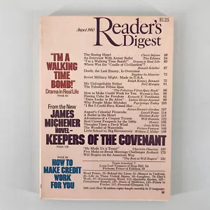 Reader's Digest #700 August 1980 Subscription Edition - Foto 1 di 2