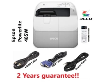 Epson PowerLite 485W WXGA 3LCD Projector - Picture 1 of 6