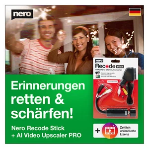 Nero - Retten Sie Ihre Erinnerunge – Video Grabber + AI Video Upscaler Unlimited - Bild 1 von 8
