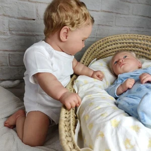 20 Zoll Reborn Baby Puppe Lebensecht Neugeborenes weicher Stoffkörper schöner Junge Mädchen Geschenk - Bild 1 von 3