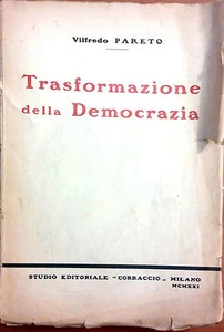 TRASFORMAZIONE DELLA DEMOCRAZIA DI VILFREDO PARETO - Imagen 1 de 1
