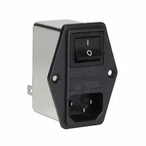 NEW ROXBURGH EMC RIP-0642-H2 IEC FUSED INLET FILTER POWER SWITCH ON / OFF - Picture 1 of 3