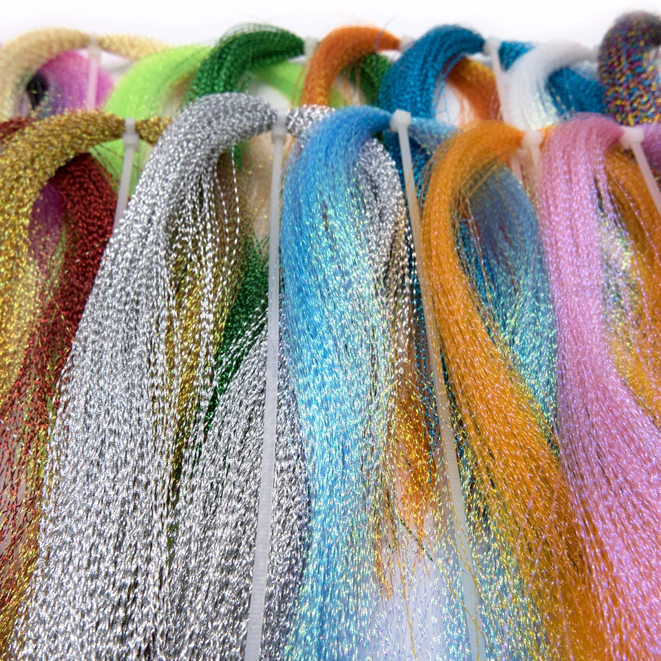 KRYSTAL FLASH - Material de pesca pérola amarrando moscas Hareline - 43 cores disponíveis! - Imagem 1 de 1