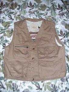 Chaleco de pesca Woolrich para hombre ~ #771 roble ~ talla M ~ nuevo - Imagen 1 de 3