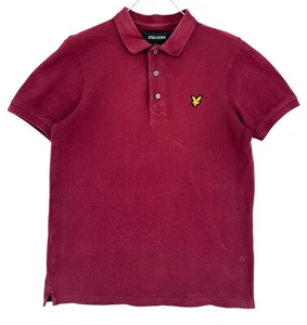 LYLE&SCOTT Polo T-Shirt Rot Regular Fit Herren Größe S - Bild 1 von 8