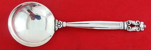 ACORN By Georg Jensen Sterling Silver 6 1/4" CREAM SOUP SPOON, No Monogram - Picture 1 of 3