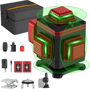 16 linee livello laser 4x360° livello laser verde autolivellante - Foto 1 di 6