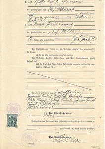 Germany document local revenue Eberswalde Gebührenmarke - Picture 1 of 1