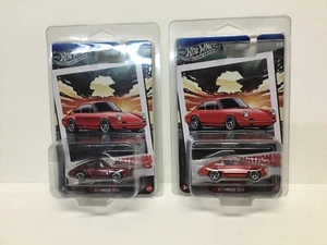 2025 HOT WHEELS THEMED SILVER SERIES NATIONAL ICONS ‘67 PORSCHE 911 R CHASE - Foto 1 di 12