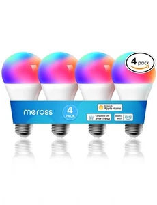 Smart Light Bulb, Smart WiFi LED Bulbs with Apple HomeKit, Siri, Alexa, Smart... - Picture 1 of 7