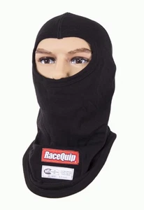 RaceQuip® 433991RQP Head Sock - Single Eyeport - SFI 3.3 - Single Layer - Black - Picture 1 of 5