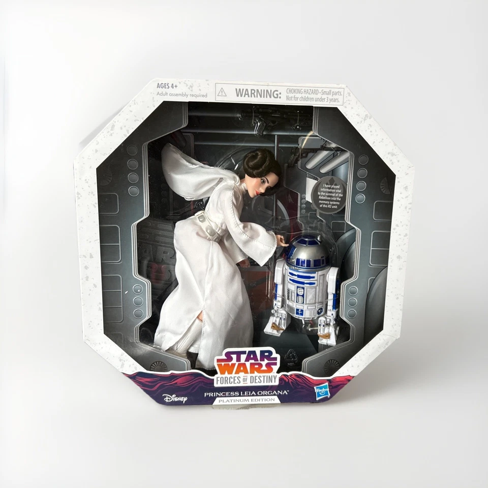 Hasbro HSC2945 Forces of Destiny Princess Leia Organa Platinum Edition Star Wars Figure
