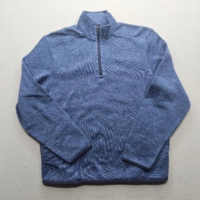 Grand Slam Men's Size Small Blue 1/4 Zip Pullover Sweatshirt - Image 1 of 4