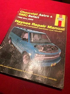 Chevrolet Astro & GMC Safari 1985 thru 1998 #24010 Repair Manual Softback - Picture 1 of 8