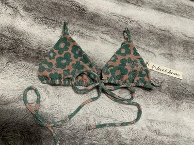 For Love & Lemons NUEVO Yola Brillante Floral Bikini Traje de Baño EXCELENTE Talla L Foto 1 de 2