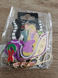 Prendedor Disney Dsf Dssh Rapunzel Enredado Navidad Trineo Pareja Vacaciones - Imagen 1 de 2