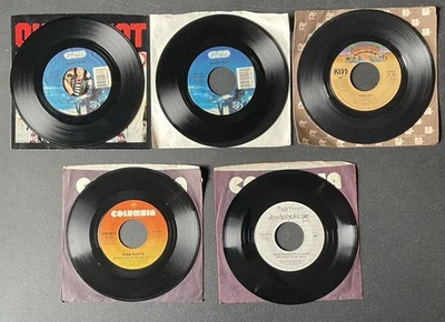 Rock Metal Quiet Riot Pink Floyd KISS Лот из 5 45 об/мин записей ЧИТАЙТЕ - Изображение 1 из 4