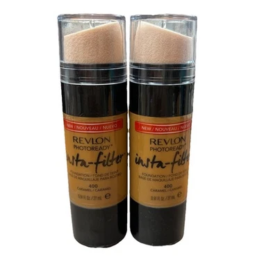 2PK REVLON PHOTOREADY INSTA-FILTER FOUNDATION #400 CARAMEL 0.91oz - Image 1 of 3