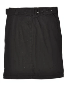 CALVIN KLEIN Womens Straight Skirt W33 Large Black YS05 - Picture 1 of 3