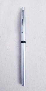 Penna Pentel Vintage Argento Alluminio Giappone - Foto 1 di 4