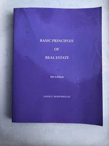 Basic Principles of Real Estate 8th Edition David C Rodenbough - Imagen 1 de 2
