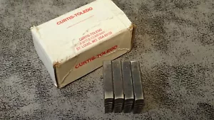 *Vintage* CURTIS-TOLEDO 7/8" NC Pipe Threader Dies, 1 2 3 4, High Speed Steel - Picture 1 of 5