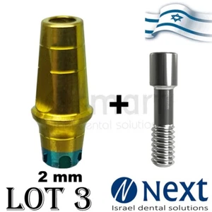 LOTx3 Straight Abutment MIS conical C1 WP Fit L 8 D 5.5 2 m Wide - Picture 1 of 3