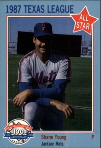 1987 Texas League All-Stars Feder #14 Shane Young