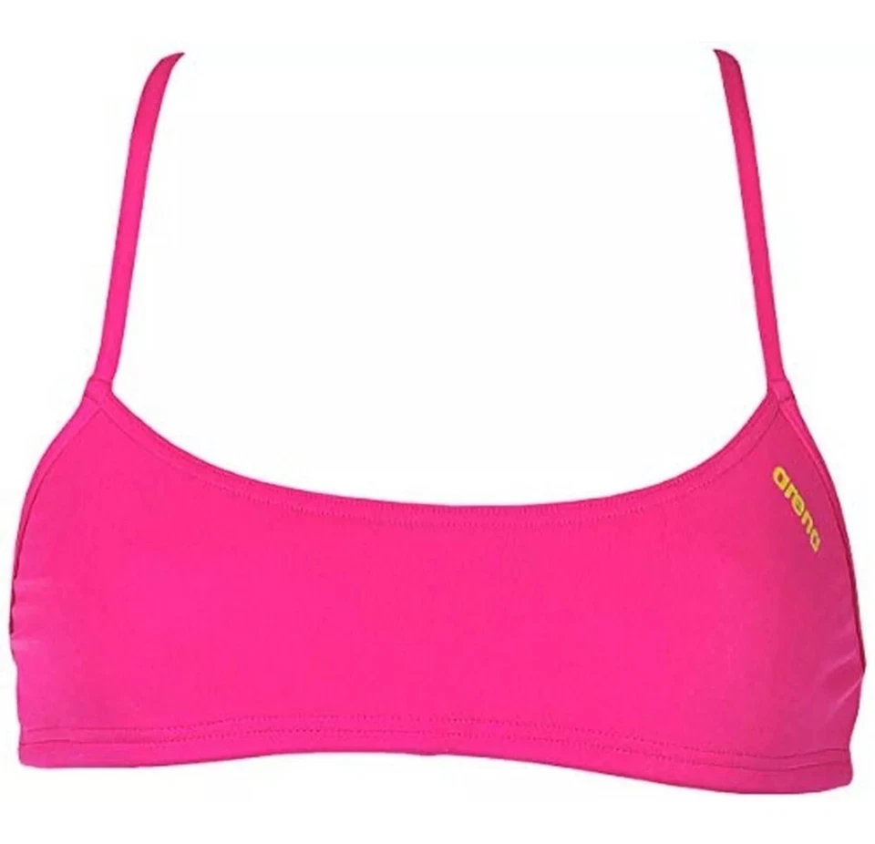 Top de bikini ARENA Rulebreaker Bandeau Play Fresno rosa-amarillo estrella, XX-pequeño 30 Foto 1 de 1