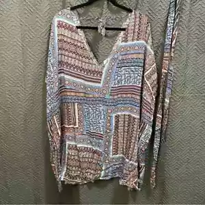 Encubrimiento de natación Lane Bryant Cacique de gran tamaño talla 18/20 nuevo sin etiquetas - Imagen 1 de 9