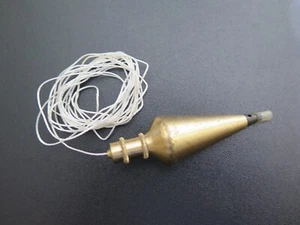 Starrett 8oz Solid Brass Plumb Bob - Picture 1 of 4