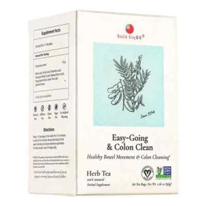 Easy-Going and Colon Clean Herb Tea by Health King - 3 Boxes of 20 Teabags Each - Picture 1 of 1