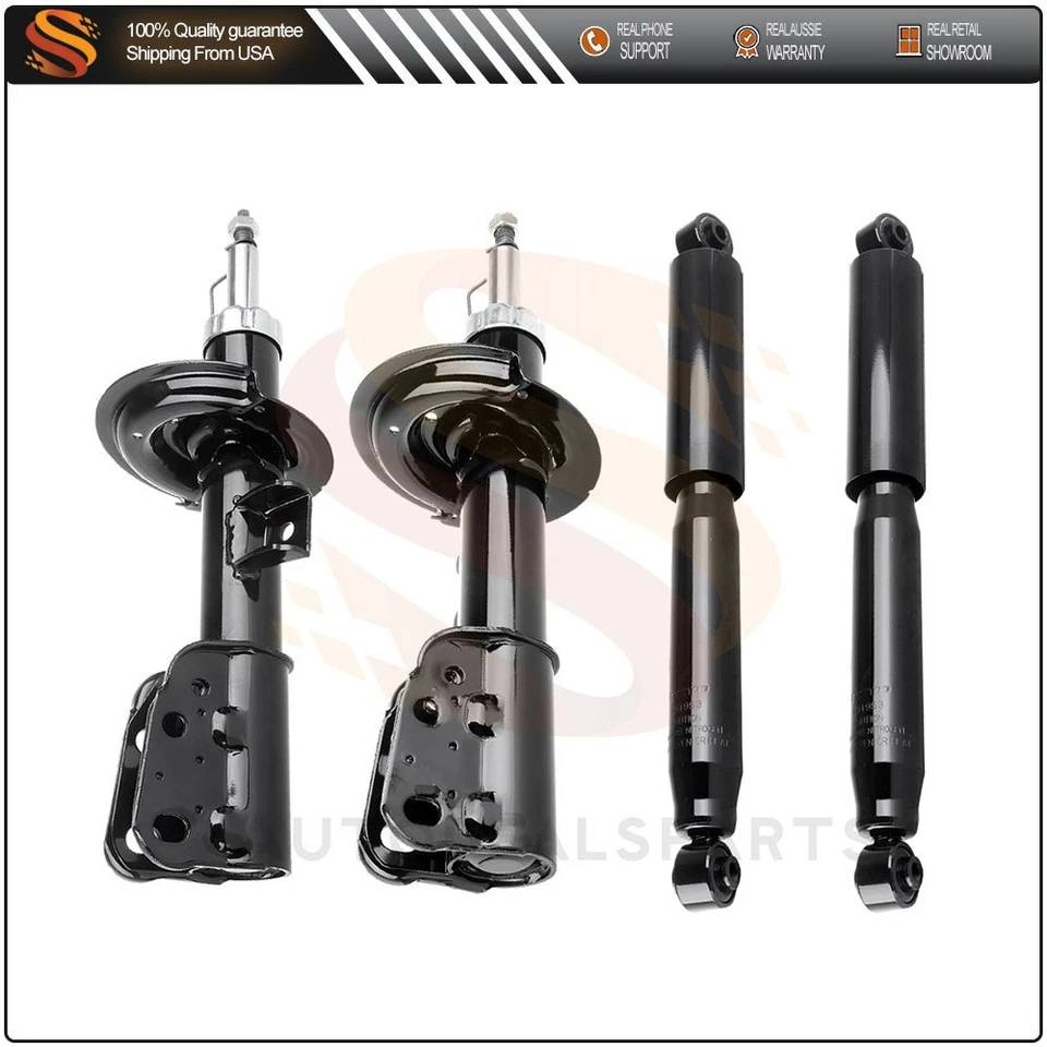 Front Rear 4PCS for 2007-2017 Chevrolet Equinox 2008-10 Saturn Vue Shocks Struts - Image 1 of 1