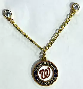 Prendedor de sombrero cadenas de oro de los Nacionales de Washington - Imagen 1 de 1